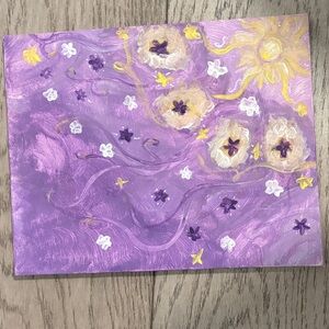 Le soleil et l’étoiles original art by Bia M.